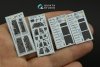 Quinta Studio QD48419 F-16D block 40 3D-Printed & coloured Interior on decal paper (Kinetic 2022 tool) 1/48